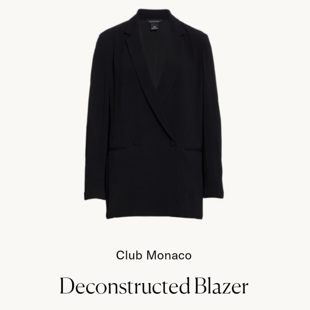 BNWT Club Monaco Deconstructed Blazer